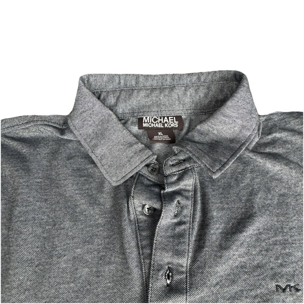 Michael Kors Gray Short Sleeve Polo Golf Men's Shirt XL
